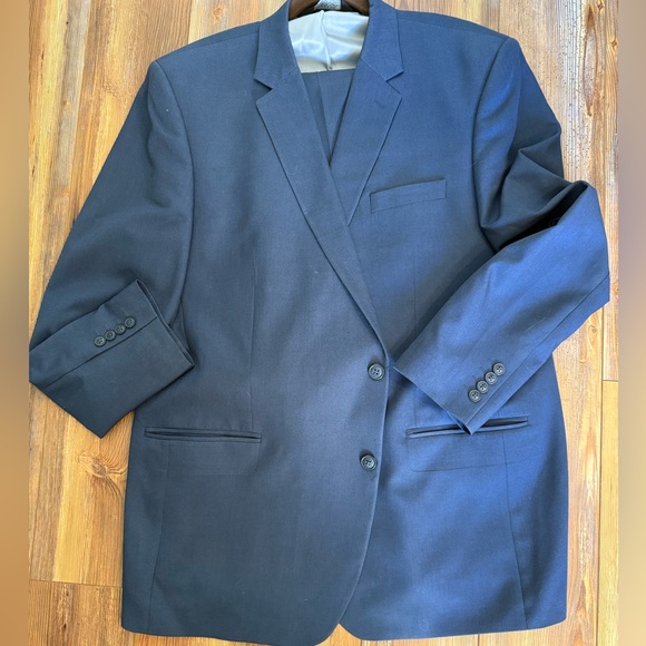 Haggar Other - Haggar Dark Blue Men's Suit Jacket